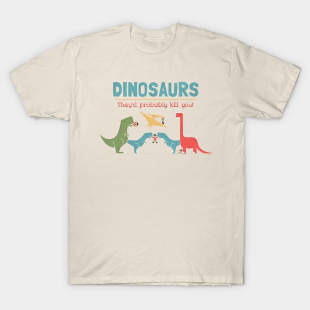 Dino Fact T-Shirt by HandsOffMyDinosaur